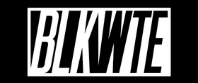Black and white logo with 'BLKWTE' text on a black background